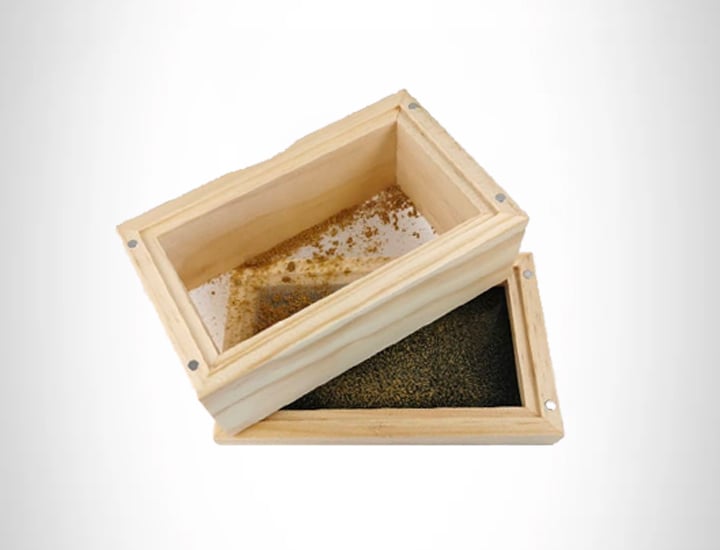 DRY SIFT WITH A SCREEN TO GET KIEF DRY SIFT WITH A SCREEN TO GET KIEF