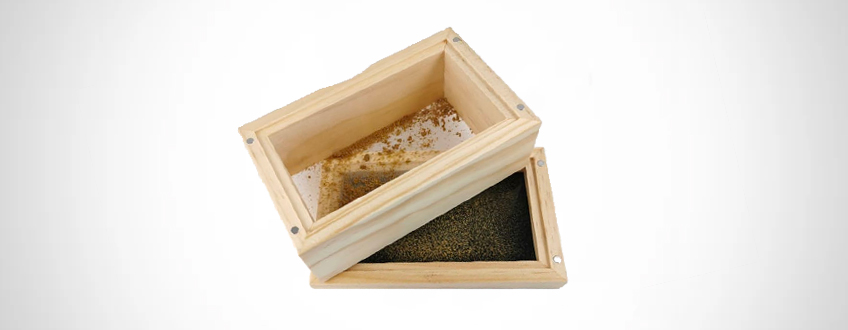 DRY SIFT WITH A SCREEN TO GET KIEF DRY SIFT WITH A SCREEN TO GET KIEF